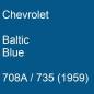 Preview: Chevrolet, Baltic Blue, 708A / 735 (1959).